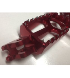 PEDANA KAWASAKI KXF-KX  ROSSA Maggiorata