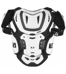 Pettorina Moto LEATT 5.5 PRO HD CHEST PROTECTOR BIANCO