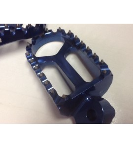 PEDANA YAMAHA YZF-YZ-WRF BLU Maggiorata 