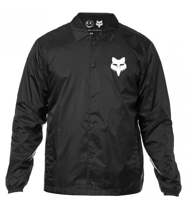 GIACCHETTO FOX X SEE SEE COACHES JACKET BLACK 