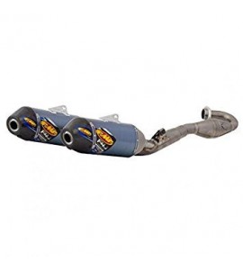 Scarico Completo HONDA CRF 450 2015-2016 FACTORY 4.1 RCT + MEGABOMB DUAL SYSTEM TITANIUM & CARBON BLUE ANODIZED 