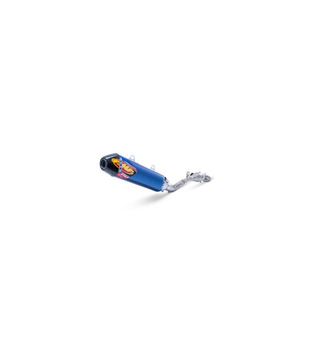 Scarico Completo HUSQVARNA FE 450 2016-2018 FACTORY 4.1 RCT + MEGABOMB SYSTEM TITANIUM & CARBON BLUE ANODIZED