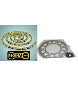 Kit Catena Corona e Pignone SUZUKI RM-RMZ 125-250-450 Regina Con Oring 