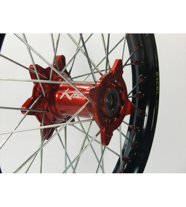 Coppia Ruote HONDA CR-CRF Complete KITE Sport MX-EN Colore Rosso