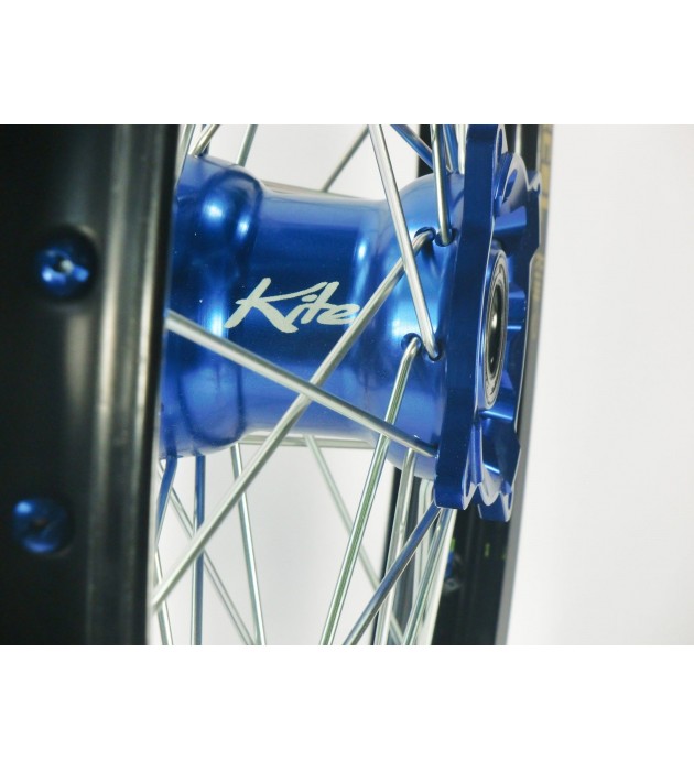 Coppia Ruote SUZUKI RM RMZ 125-250-450 Complete KITE ELITE MX-EN Colore BLUE