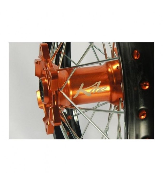 Coppia Ruote KTM EXC-EXC F-SX-SXF Complete KITE ELITE MX-EN Colore ARANCIO