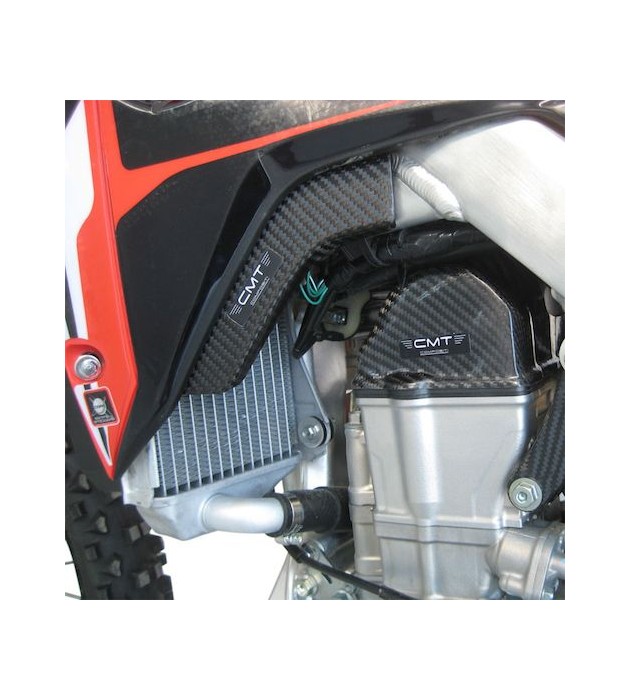 KIT PROTEZIONI RADIATORI IN CARBONIO per HONDA CRF 250-450  2017-2020