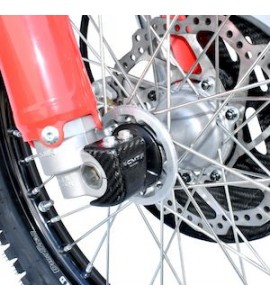 PROTEZIONE PIEDINO FORCELLA IN CARBONIO CMT per HONDA CRF 450 RX ENDURO 2005 - 2020
