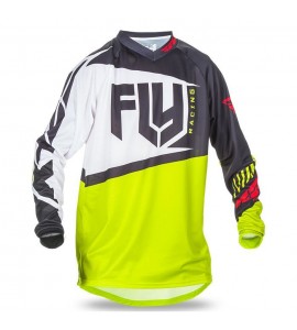 Maglia Moto Cross Enduro Fly Giallo Fluo Tg S