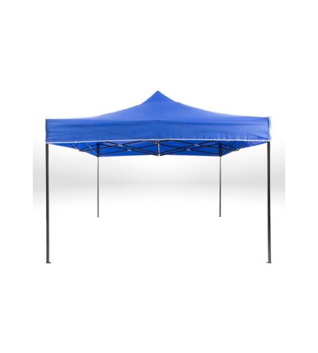 Gazebo Richiudibile 3x3 Pieghevole a Fisarmonica  con Sacca Bianco 