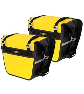 Borse Laterali MOTO DELUXE ADVENTURE DRY SADDLEBAGS BLACK Universali Giallo