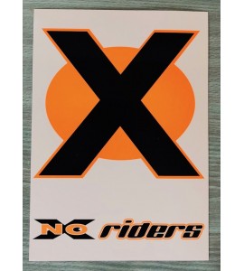 Noxriders Tubo Colllo colore Nero in Tessuto traspirante 