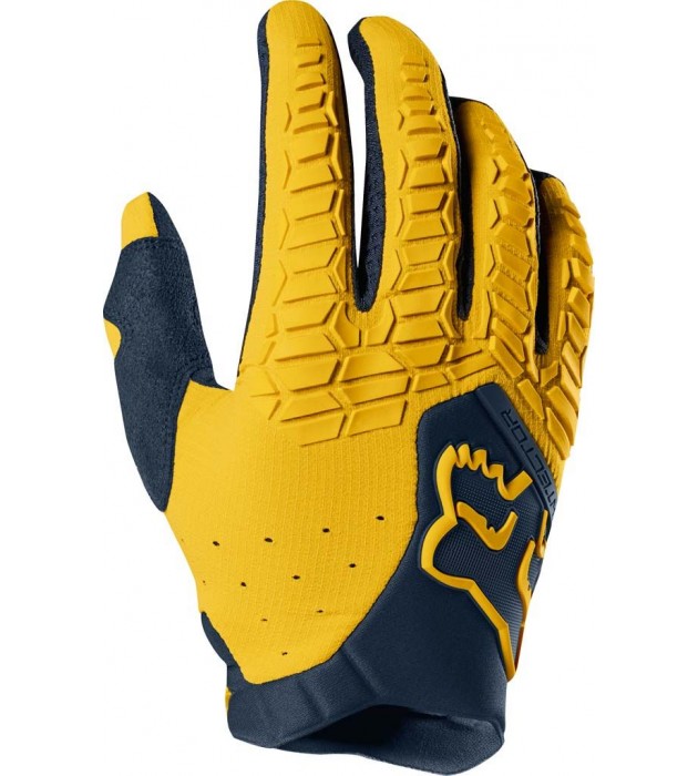 Guanto moto Cross Fox PAWTECTOR NAVY YELLOW