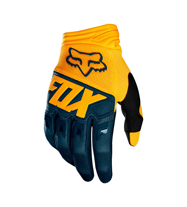 Guanto moto Cross Fox DIRTPAW RACE LIGHT NAVY YELLOW