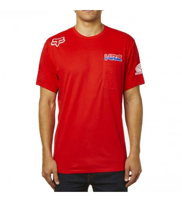 MAGLIA FOX HRC SS AIRLINE TEE RED  