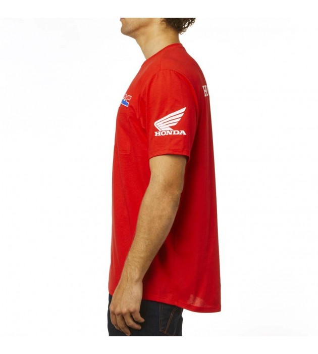 MAGLIA FOX HRC SS AIRLINE TEE RED  