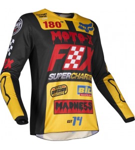 Maglia Fox Bambino Cross 180 CZAR BLACK YELLOW 2019