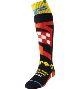 Calza Moto Fox Mod FRI THICK CZAR BLACK YELLOW