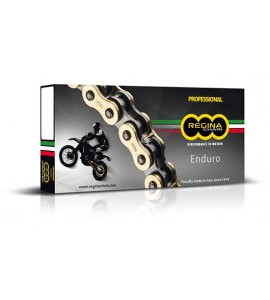 Catena Moto Regina Enduro 135 ORE 520 Oring 120 Maglie Oro  