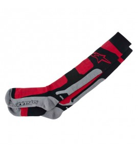 Calza ALPINESTARS COLMAX TECH Rosso Nero Grigio 