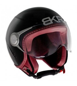 Casco Jet BKR Nero Opaco 
