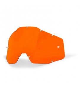 Lente Ricambio Occhiale  100% Lens RACECRAFT/ACCURI REPLACEMENT Orange