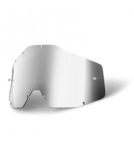 Lente Ricambio Occhiale 100% Lens RACECRAFT/ACCURI REPLACEMENT Silver Mirror 