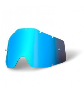 Lente Ricambio Occhiale 100% Lens RACECRAFT/ACCURI REPLACEMENT Blue Mirror 