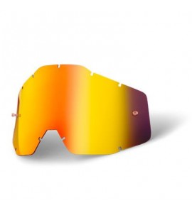 Lente Ricambio Occhiale 100% Lens RACECRAFT/ACCURI REPLACEMENT Red Mirror 