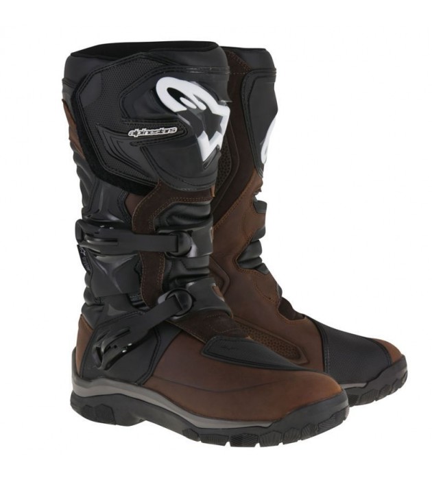 Stivale Moto Alpinestars COROZAL ADVENTURE DRYSTAR OILED LEATHER BOOT Colore Brown Nero
