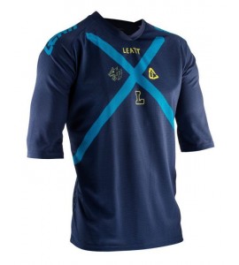 MAGLIA BIKE MANICA CORTA DBX 3.0 LEATT X-INK BLU