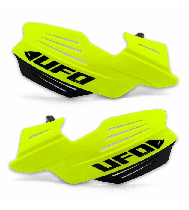 Paramano Ufo Mod VULCAN universale Moto Cross/Enduro in doppia iniezione Colore Giallo Fluo