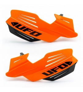 Paramano Ufo Mod VULCAN universale Moto Cross/Enduro in doppia iniezione Colore Arancio Fluo