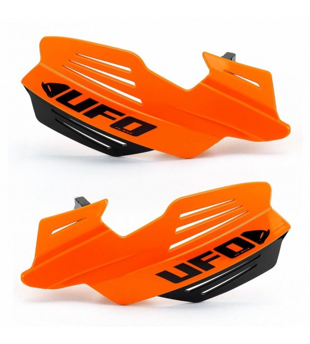 Paramano Ufo Mod VULCAN universale Moto Cross/Enduro in doppia iniezione Colore Arancio Fluo