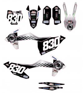 Kit Adesivi KTM SXF 250-450 Black Grey Team Noxriders