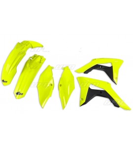 Kit Plastiche Honda CRF 450 2017-2020 Ufo Colore Giallo Fluo 4 pezzi