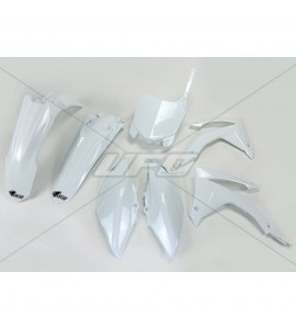 Kit Plastiche Honda CRF 250 2014-2017 Ufo Colore Bianco 5 pezzi