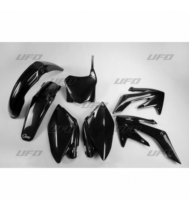 Kit Plastiche Honda CRF 250 2008-2009 Ufo Colore Nero 5 pezzi