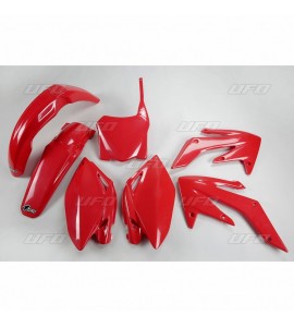 Kit Plastiche Honda CRF 250 2008-2009 Ufo Colore Rosso 5 pezzi