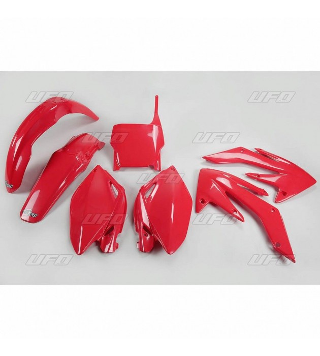 Kit Plastiche Honda CRF 250 2006-2007 Ufo Colore Rosso 5 pezzi
