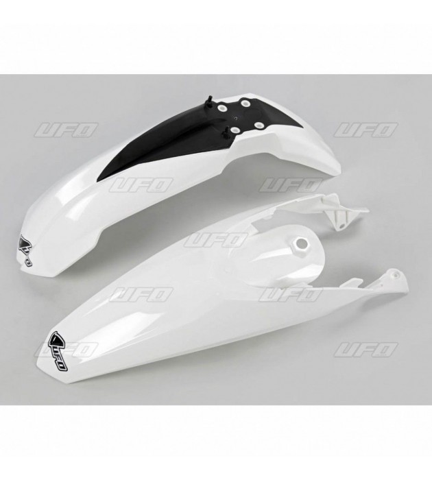 Kit Parafango KTM SX-SXF 2011-2012 Anteriore + Posteriore Colore Bianco 